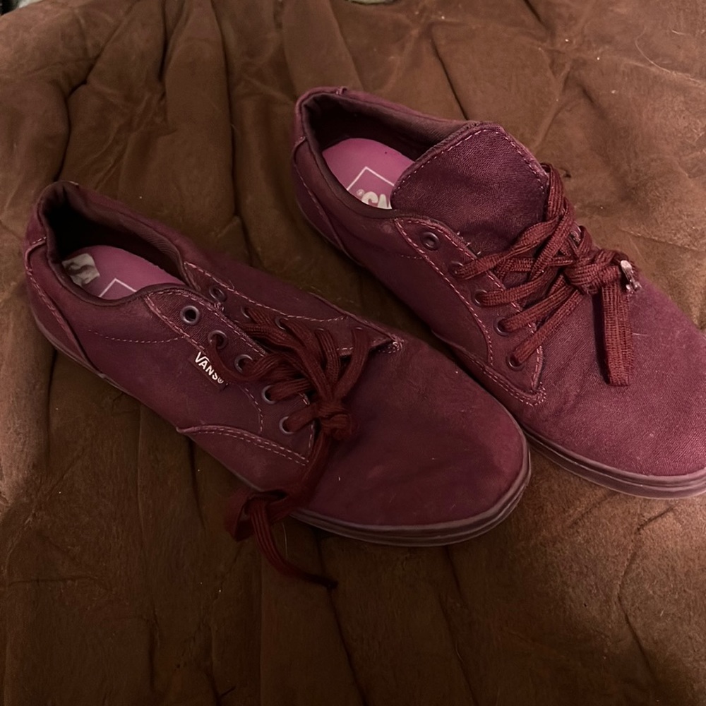 Burgundy Vans